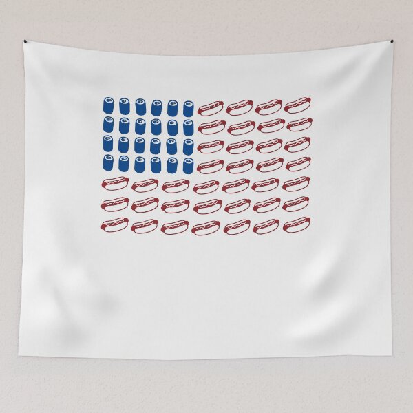 Item preview, Hotdog Bear USA Flag Funny 4th of July Hot Dog American Flag BBQ Party Patriotic Food Cookout designed and sold by gunaone-design.