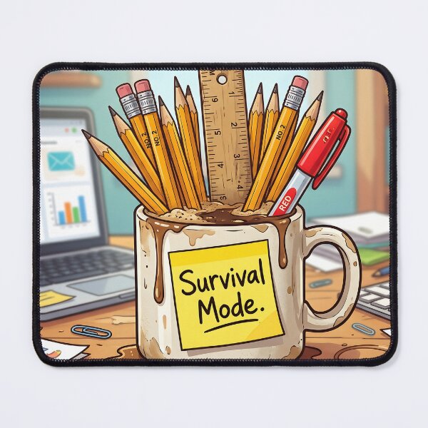 Item preview, Off To Survive State Testing Funny Teacher Life designed and sold by MintedMinds.