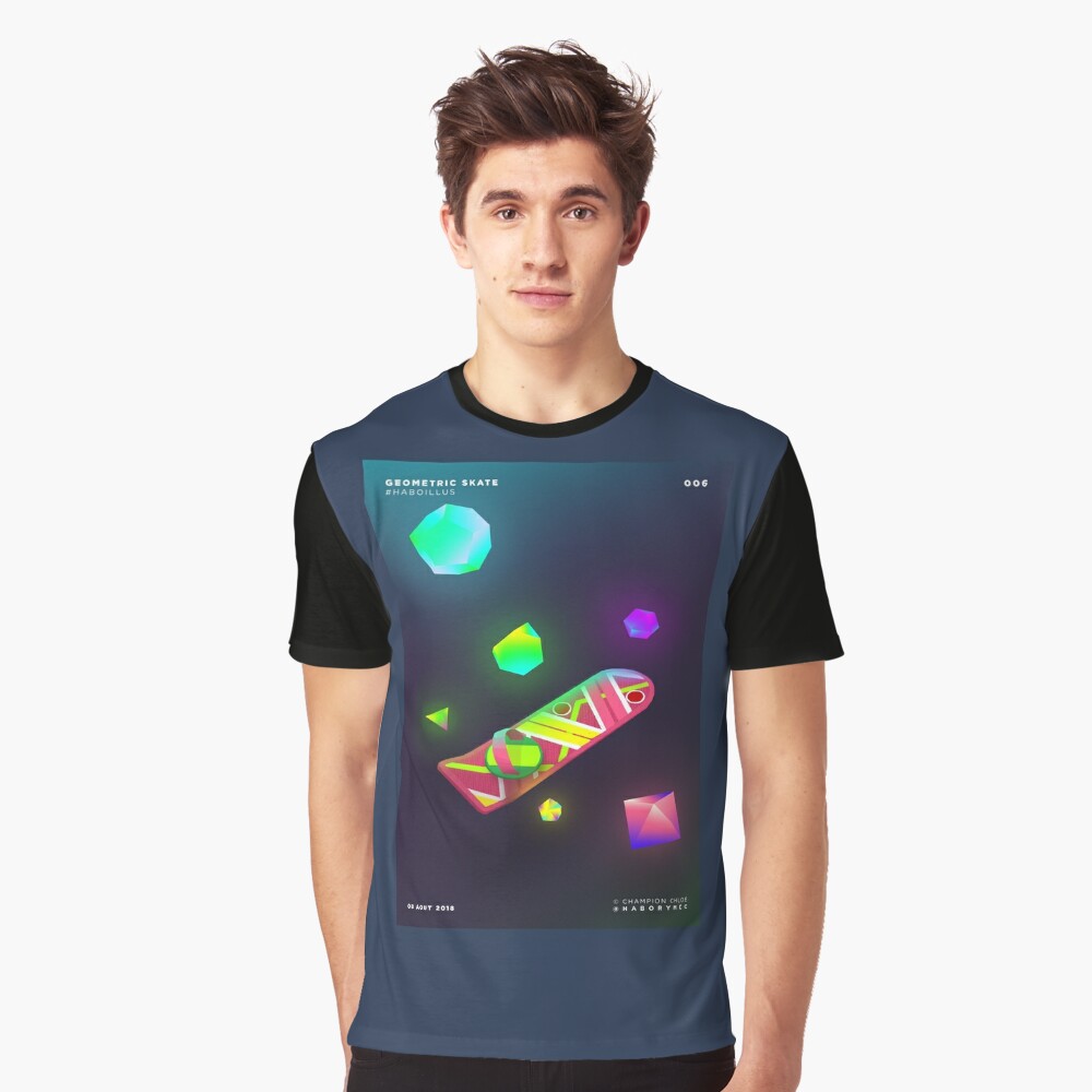 Geometric Skate Essential T-Shirt by HaborymCC