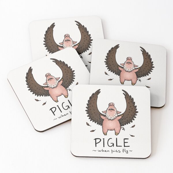 Item preview, Pigle | Funny Flying Pig Eagle Mashup T-Shirt | When Pigs Fly Cartoon Animal Art designed and sold by Aida Drogan.