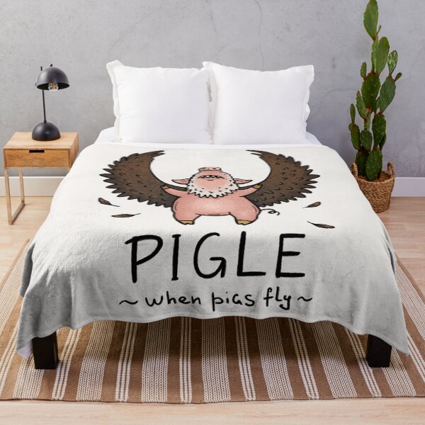 Item preview, Pigle | Funny Flying Pig Eagle Mashup T-Shirt | When Pigs Fly Cartoon Animal Art designed and sold by Aida Drogan.