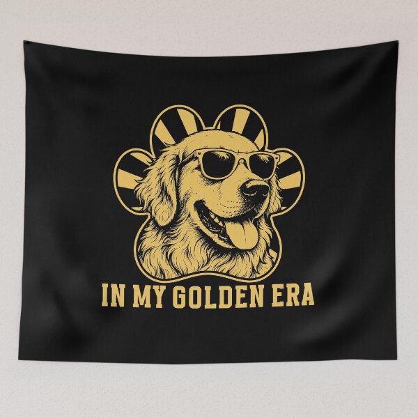Item preview, In My Golden Era Funny Retriever Dog Dad Fur Papa in Training designed and sold by gunaone-design.