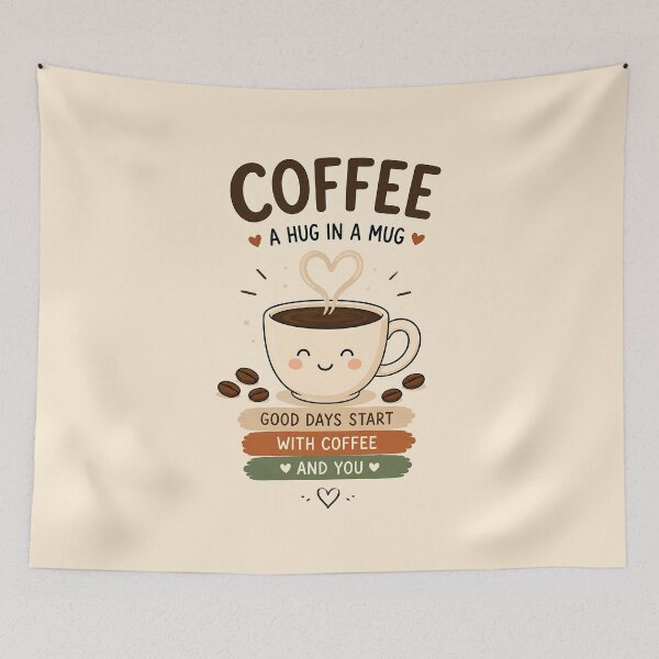 Item preview, Coffee - A Hug in a Mug designed and sold by HeadRubble.