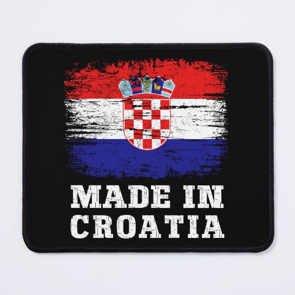 Item preview, Retro Made in Croatia Flag - Distressed Croatian Heritage designed and sold by Dmetalx Art Apparel.