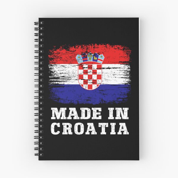 Item preview, Retro Made in Croatia Flag - Distressed Croatian Heritage designed and sold by Dmetalx Art Apparel.