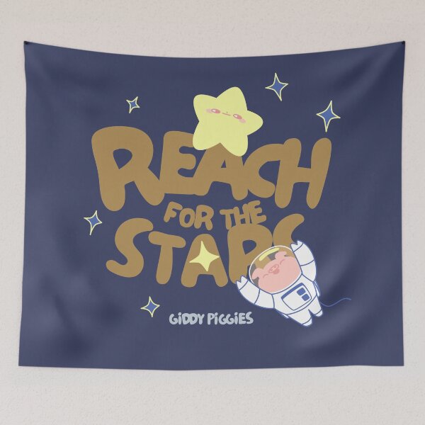 Item preview, Giddy Piggies Reach for the Stars  designed and sold by Giddy Piggies.