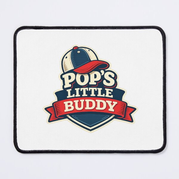 Item preview, Pop's Little Buddy Baseball Cap Badge designed and sold by EastEndTownie.