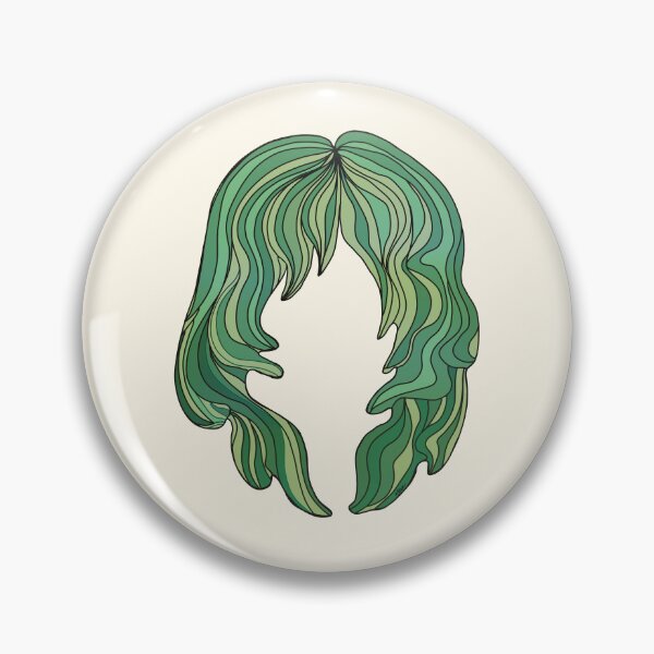 Item preview, Groovy Forest Green Mermaid Hair Silhouette designed and sold by Karin Taylor.