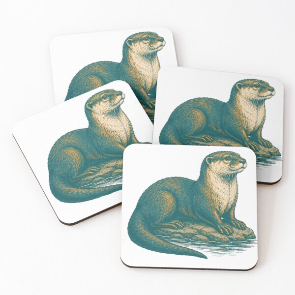 Item preview, Canyon Teal Otter designed and sold by TJT-GRAPHIX.