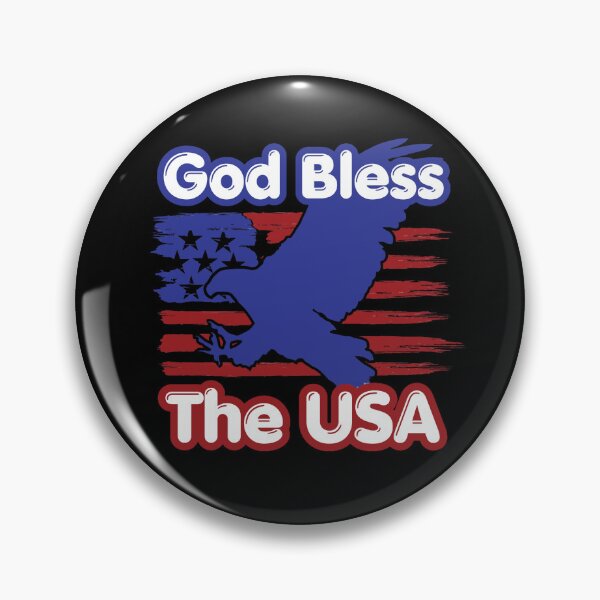 Item preview, God Bless The USA American Flag Eagle Patriotic 4th of July Design designed and sold by ECinkdesigns.