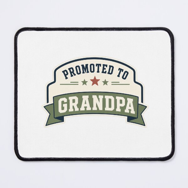 Item preview, Promoted to Grandpa Retro Badge designed and sold by EastEndTownie.