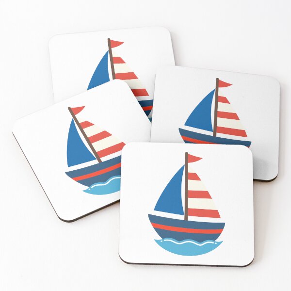 Item preview, Cute Little Sailboat Ocean Cartoon designed and sold by Anne97s.
