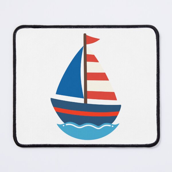 Item preview, Cute Little Sailboat Ocean Cartoon designed and sold by Anne97s.