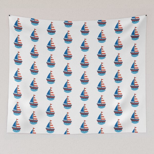 Item preview, Cute Little Sailboat Ocean Cartoon designed and sold by Anne97s.
