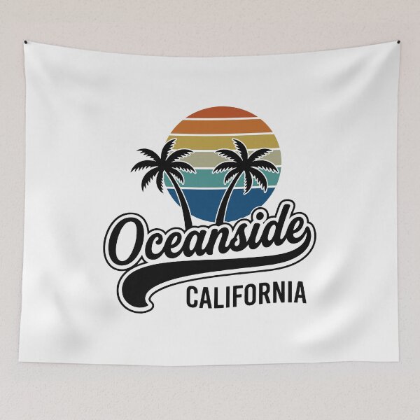 Item preview, Monterey California Palm Trees Souvenir Retro Sunset designed and sold by gunaone-design.