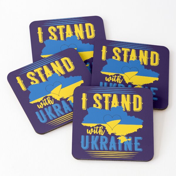 Item preview, I Stand with Ukraine Flag Map Heart designed and sold by SandyMDesigns.