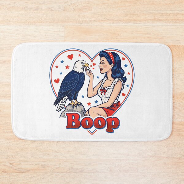 Item preview, Funny Hand Boop Nose Girl Eagle Funny Patriotic 4th of July designed and sold by gear-posters.