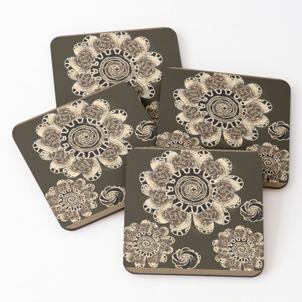 Item preview, Steampunk Clockwork Flowers designed and sold by marigold corner design.
