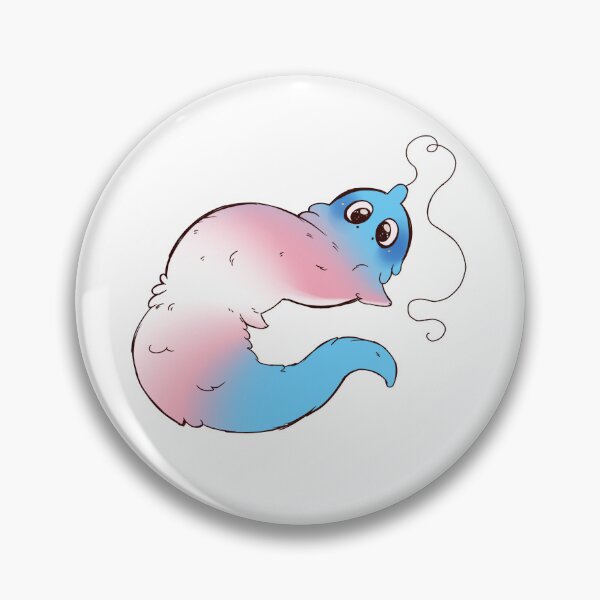 Item preview, Trans pride worm on a string designed and sold by butteredOWO.