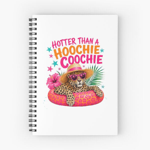 Item preview, Hotter Than A Hoochie Coochie Funny Country Quote Summer Vacation Leopard designed and sold by FormalDehyena.