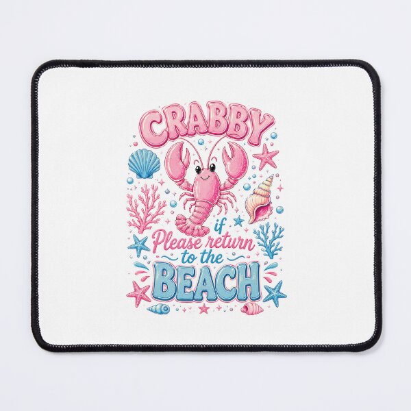 Item preview, Crabby Please Return To The Beach Ocean Summer Vacation Beach Lover designed and sold by FormalDehyena.