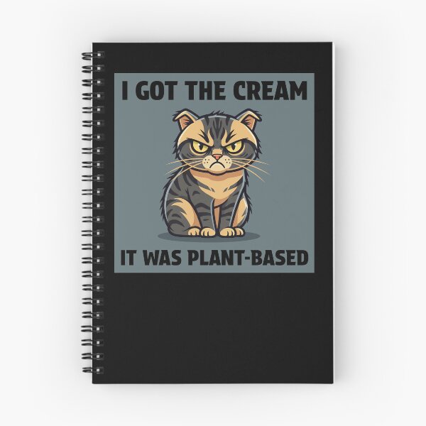 Item preview, Funny Grumpy Cat That Got the Plant-Based Cream designed and sold by Horningamere.