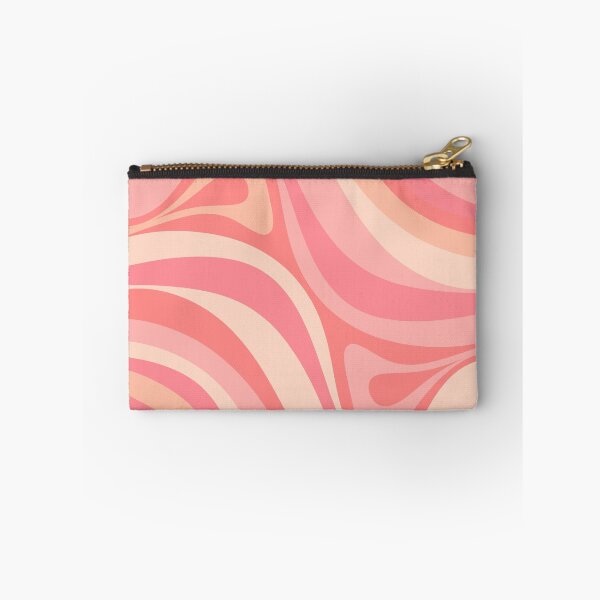 Item preview, Groovy Retro Modern Abstract New Groove Swirl Pattern in Blush Pink Tones designed and sold by kierkegaard.