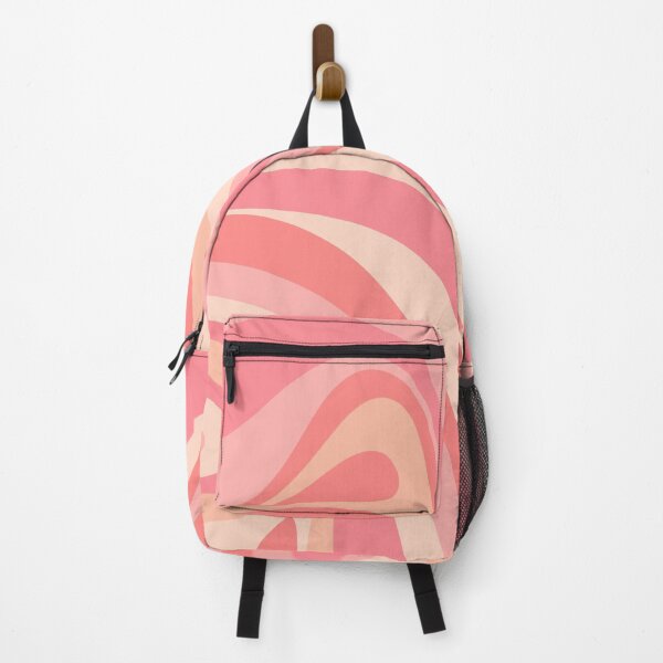 Item preview, Groovy Retro Modern Abstract New Groove Swirl Pattern in Blush Pink Tones designed and sold by kierkegaard.