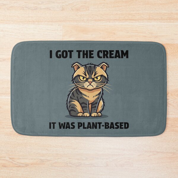 Item preview, Funny Grumpy Cat That Got the Plant-Based Cream designed and sold by Horningamere.