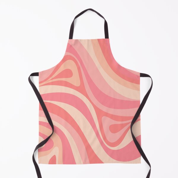 Item preview, Groovy Retro Modern Abstract New Groove Swirl Pattern in Blush Pink Tones designed and sold by kierkegaard.