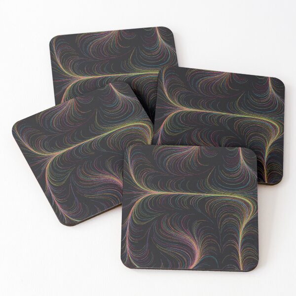 Item preview, Cascade Generative Abstract Art Print designed and sold by VeluxCreative.