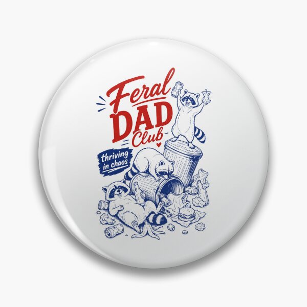 Item preview, Feral Dad Club - Funny Father's Day Raccoon Dad Birthday Gift designed and sold by gunaone-design.