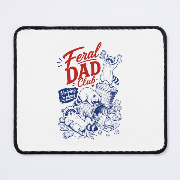 Item preview, Feral Dad Club - Funny Father's Day Raccoon Dad Birthday Gift designed and sold by gunaone-design.