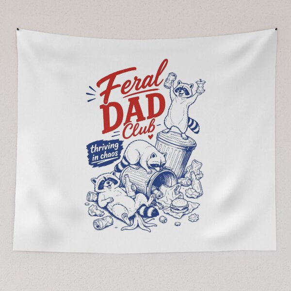 Item preview, Feral Dad Club - Funny Father's Day Raccoon Dad Birthday Gift designed and sold by gunaone-design.