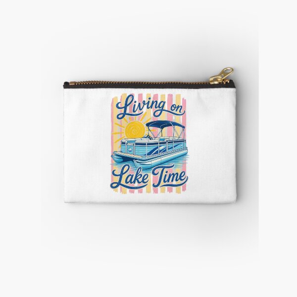 Item preview, Living On Lake Time Lake Life Pontoon Boating Vacation designed and sold by FormalDehyena.