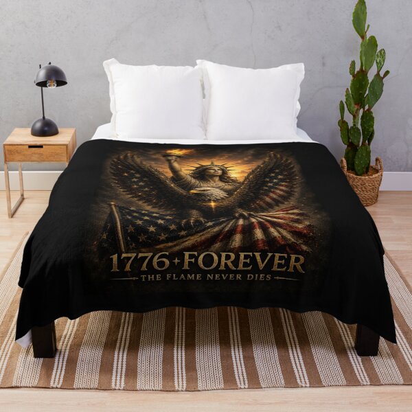 Item preview, 1776 FOREVER - Liberty, Eagle, Flag America's 250th designed and sold by MKThreadsStudio.