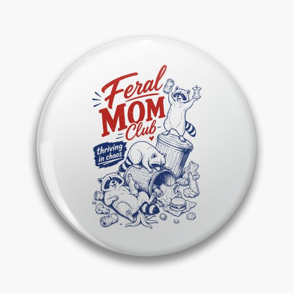 Item preview, Feral Mom Club - Funny Mother's Day Raccoon Mom Birthday Gift designed and sold by gunaone-design.