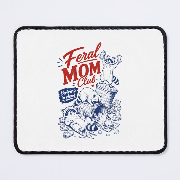 Item preview, Feral Mom Club - Funny Mother's Day Raccoon Mom Birthday Gift designed and sold by gunaone-design.