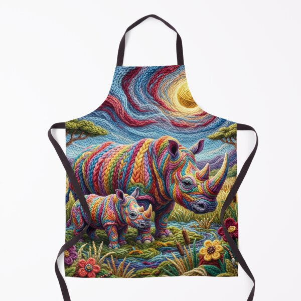 Item preview, Yarn Rhino and Yarn Calf designed and sold by Tridentulus.