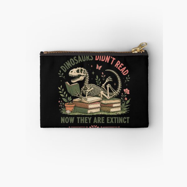 Item preview, Funny Reading Dinosaur Skeleton Book Lover Humor designed and sold by bosamji.