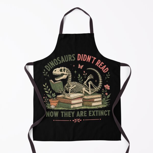 Item preview, Funny Reading Dinosaur Skeleton Book Lover Humor designed and sold by bosamji.