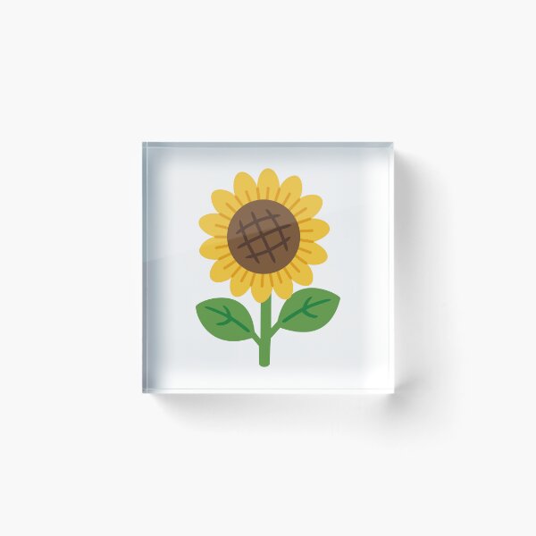Item preview, Cheerful Yellow Sunflower Blossom Cartoon designed and sold by Anne97s.