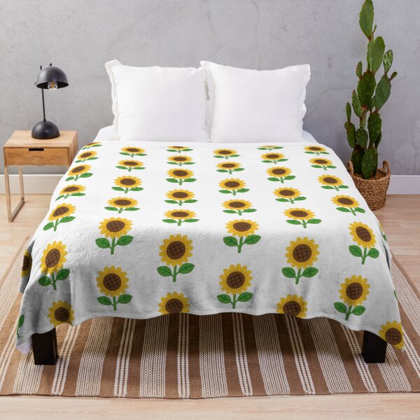 Item preview, Cheerful Yellow Sunflower Blossom Cartoon designed and sold by Anne97s.