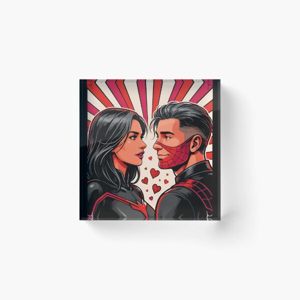 Item preview, Spider Romance with black widow spider in  Retro Comic Art style as  Untangled Web designed and sold by CrystalCove11.