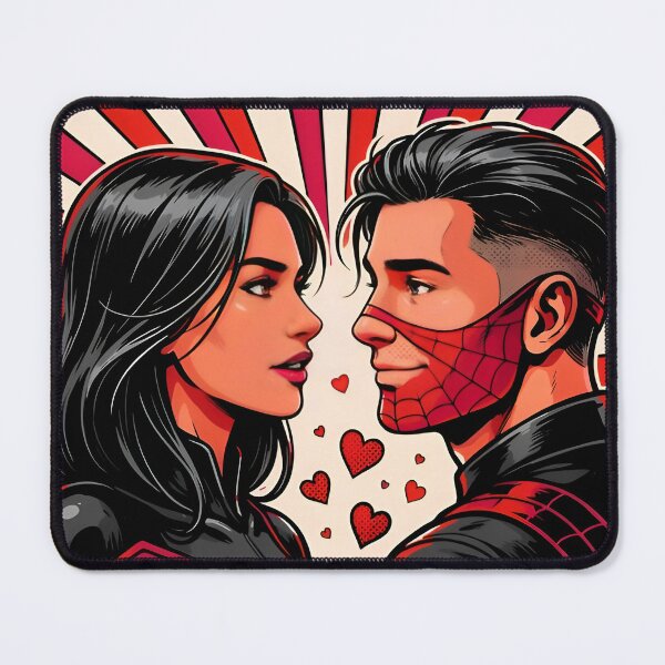 Item preview, Spider Romance with black widow spider in Retro Comic Art style as Untangled Web designed and sold by CrystalCove11.
