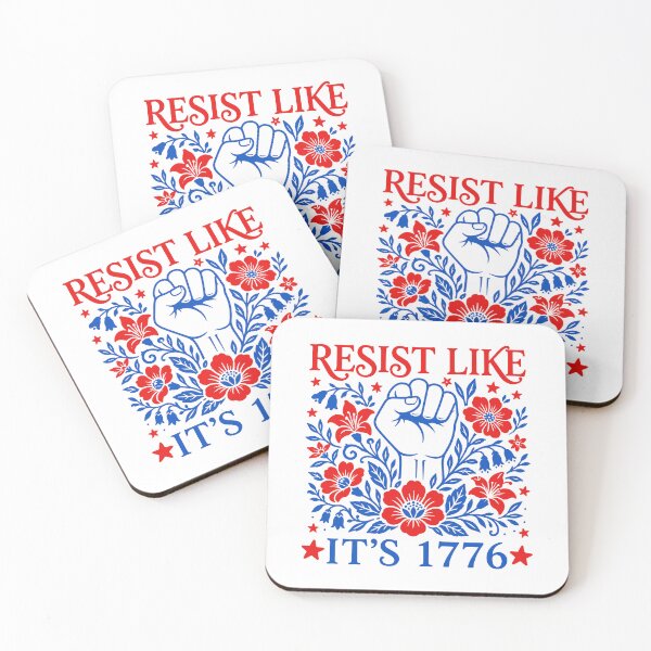 Item preview, Resist Like It's 1776 Anti Trump 4th of July 250th Birthday America  designed and sold by gunaone-design.