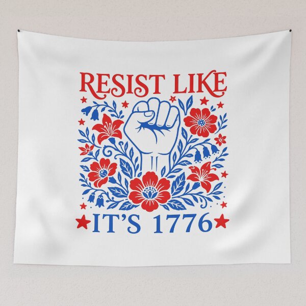 Item preview, Resist Like It's 1776 Anti Trump 4th of July 250th Birthday America  designed and sold by gunaone-design.