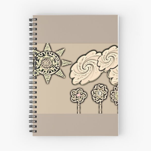 Item preview, Flowers Under an Aztec Sun designed and sold by marigold corner design.