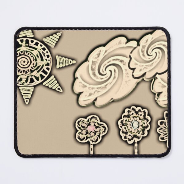 Item preview, Flowers Under an Aztec Sun designed and sold by marigold corner design.