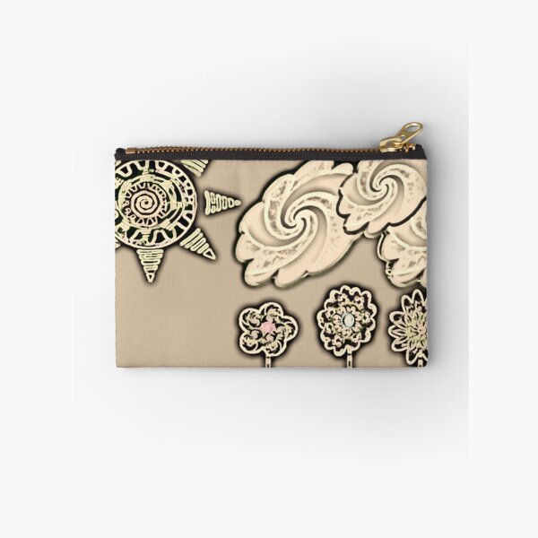 Item preview, Flowers Under an Aztec Sun designed and sold by marigold corner design.